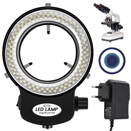 Tiamu 144 LED Lumière Anneau pour Microscope Optique
