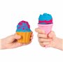 1 kg de Sable Magique pour les Enfants 2 Couleurs de Sable avec 8 Moules Kit Cupcake et Glace avec Accessoires pour Sable à Mode