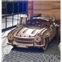 UGEARS Coupé Sport à Aileron - Maquette Voiture a Construire - Maquette Voiture Construction Bois - Adulte Puzzle 3D Voiture ave