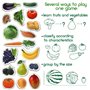 magdum 50 PCS Légumes + Fruits Aimant Enfant dans Une boîte Cadeau - Magnet Enfant - Animaux Magnetique - Jeux Aimanté Enfant - 