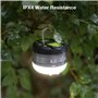 LE Lighting EVER Lampe de Camping Rechargeable, Lanterne Camping LED 5 Modes d'Eclairage 280lm, Fonction Batterie Externe pour C