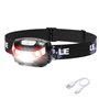 LE Lampe Frontale LED Rechargeable Puissante