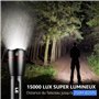 1000 Lumens Lampe de Poche Ultra Puissante