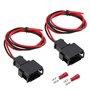 2pcs Câbles de Rechange pour Haut-Parleur Avant de Voiture Compatible avec BMW Série 3 E46 1998-2006 Harnais de Cordon de Haut-P