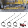 OTOTEC Lot de 48 ressorts à rouleaux pour scarificateur électrique en acier inoxydable compatibles avec Einhell Royal RLE 450 Ki