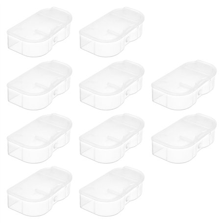 OTOTEC Lot de 10 Coques de Protection de Batterie en PP Compatible avec Nikon EN-EL15 EL15A EL15B D500 D600 D610 Appareils Photo