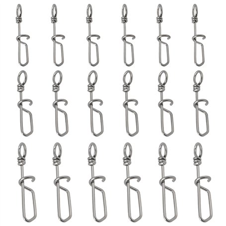 OTOTEC 45pcs Clips de Leurre à Changement Rapide Twist Lock 18
