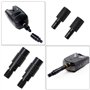 EMSea 4pcs Connecteur d'alarme de Pêche 3/8 Pouces Alarme de Morsure de Pêche Adaptateur à Dégagement Rapide Support de Canne à 