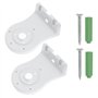 EMSea 2pcs Support de Montage Mural pour Caméra de Surveillance Support de Montage Mural et Plafond pour Systèmes de Sécurité CC