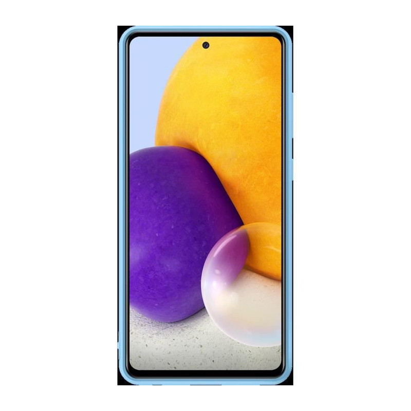 Image secondaire de Coque Silicone Galaxy A72 Bleu