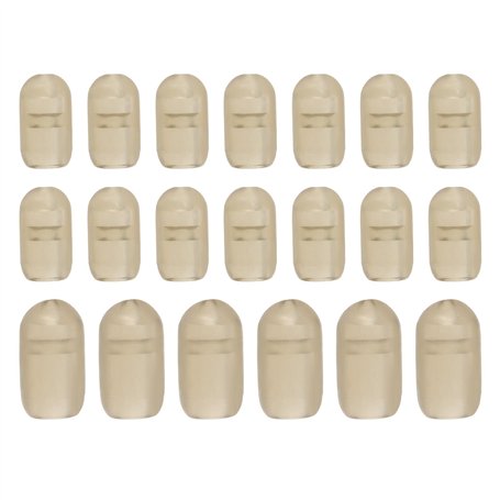 VGOL 100pcs émerillons de Pêche à La Carpe Perles Arrêt Mangeoire émerillon Grossier Adapté Au Matériel à Changement Rapide Kit