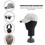 Micvtve Flocage Mousse Mannequin TêTe Modèle Photographie Accessoires Adulte Mannequin TêTe Moule Perruques Lunettes Chapeau Pré