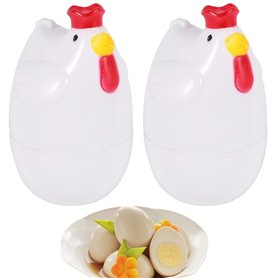 Bmocoen Lot de 2 cuiseurs à Vapeur en d'œuf à la Coque - pour -Ondes