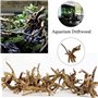 NISHZHU Mini Bois Flotté pour Aquarium Branches en Bois Naturel DéCorations D'Aquarium Tronc d'arbre Bois Flotté Assorti (10 Pac
