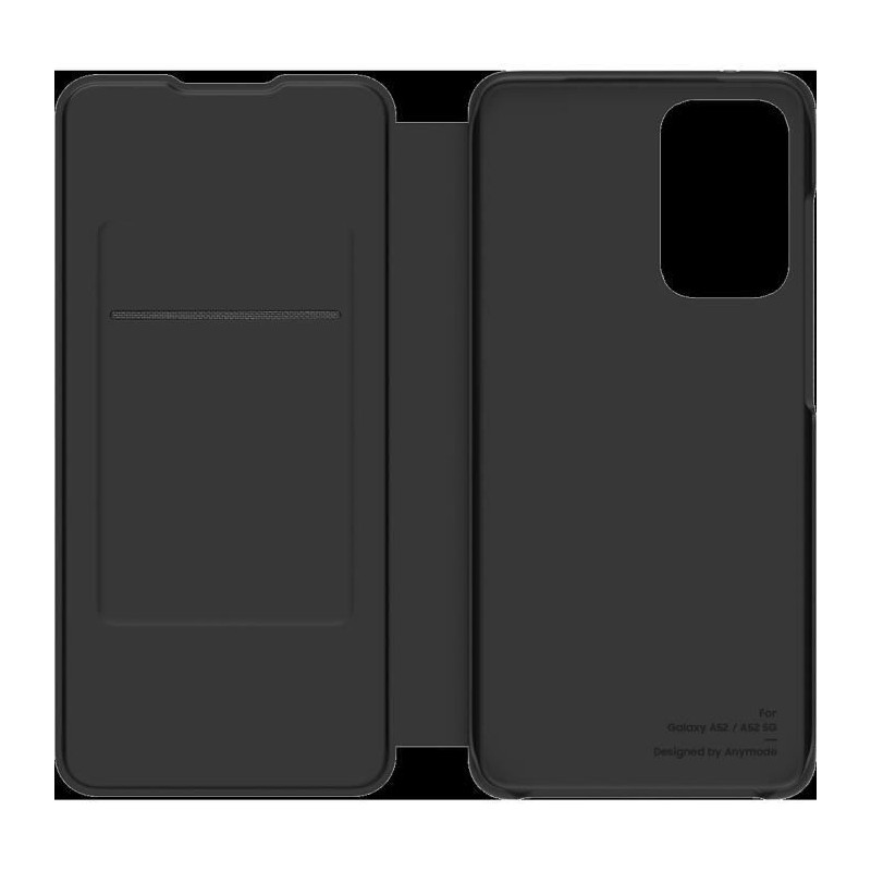 Image secondaire de Flip Wallet Designed for Samsung Galaxy A52 Noir