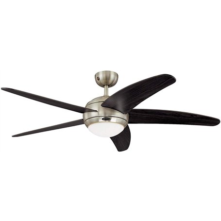 72557 Ventilateur de plafond d'intérieur à cinq pales et une lampe Bendan de 132 cm