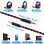 Mcbazel 2M Remplacement du Câble Audio Auxiliaire avec Contrôle du Volume pour le Casque de Jeu Astro A10/A30/A40 PS5/PS4/Xbox O