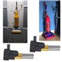 ECSiNG Lot de 2pcs Balais de Charbon pour Machines avec Supports Remplacement Compatible avec DC05 DC07 DC08 Aspirateurs Moteur