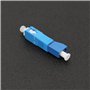 ECSiNG Lot de 2 adaptateurs à fibre optique monomode 9/125 SM SC mâle vers LC femelle convertisseur de fibre optique hybride pou