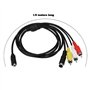 ECSiNG Câble audio vidéo VMC 10 broches pour appareil photo numérique VMC-15FS VMC-30FS AV vers RCA - Pièce de rechange compatib