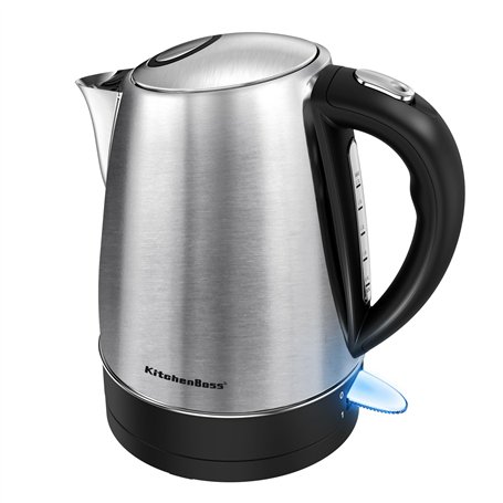 KitchenBoss Bouilloire Électrique：Bouilloire Inox 1