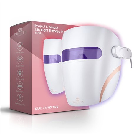 LED Light Therapy Mask de Project E Beauty | Luminothérapie Infrarouge