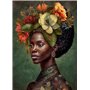 African Woman Poster en papier de riz 29