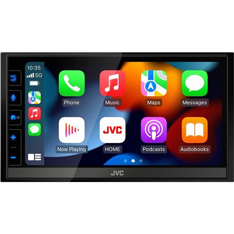 JVC KW-M785DBW Autoradio multimédia avec CarPlay sans Fil et AndroidAuto sans Fil (4 x 50 W
