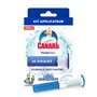 Canard WC Fresh Disc Active Eucalyptus - Bloc WC Sans Cage Nettoyant - Formule Anti-Tartre - Nouvel Emballage 100% Carton - 1 Ap