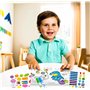 CRAYOLA - Mini Kids, Mon Premier Set Couleurs & Autocollants, avec feutres, Crayons, Stickers Activité créative et Cadeau pour E