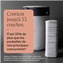 Tommee Tippee Poubelle à couches Twist & Click, Pack Exclusif avec x2 Recharges incluses, Protection anti-odeurs et anti-germes