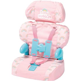 Casdon Baby Huggles Jouet - Siège rehausseur Rose - Siège Auto pour poupées avec Appui-tête et Boucles réglables - Convient aux  Casdon Baby Huggles Jouet - Siège rehausseur Rose - Siège Auto pour poupées avec Appui-tête et Boucles réglables - Convient aux