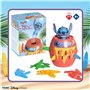 TOMY Jeu d'action Disney Pop Up Stitch - Jeu Familial Amusant pour Garçons, Filles Et Adultes - Jouet Stitch pour Enfants D'âge