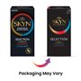 SKYN Lot de 60 Préservatifs: 10x Elite (Ultra-Fins) & 50x Sélection (10x Classique, 20x Perlé, 20x Extra-Lubrifié) | Sans Latex 