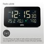 Braun Réveil Radio-piloté pour Les fuseaux horaires d'europe Centrale (DCF) avec Affichage de la Date, du Mois et de la températ