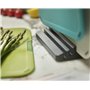 Joseph Joseph Duo Icon Lot de 4 planches à découper à code couleur avec support de rangement Multicolore