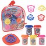 Toyland® Paw Patrol Kids Dough Backpack Set - 5 Pots de pâte et 4 emporte-pièces Inclus - Jouets Paw Patrol