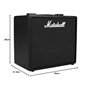 Marshall CODE 25C 25W Noir haut-parleur - Hauts-parleurs (1.0 canaux, 25 W, Noir)