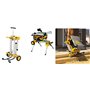 DEWALT - Piètement Roulant pour Scies à Table - DE7400-XJ - Support Stationnaire Léger et Facilement Transportable en Aluminium