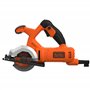 Black+Decker BES510-QS Mini Scie circulaire filaire - 400W - 3600 trs/minute - Poids: 2 kg - Lame Ø85mm - 27 mm de Coupe - Livré