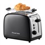 Russell Hobbs Grille pain [Pour 2 tranches] Colours Plus Inox noir (fentes extra larges