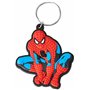 Porte-Clés Caoutchouc Spiderman Accroupi