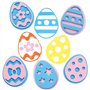 Baker Ross AX765 Tampons en mousse d’œuf de Pâques- Paquet de 10