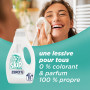 Skip - Lessive Liquide - 0% - Efficace Tout en Respectant les Peaux Très Sensibles - Formule Sans Parfum ni Colorants et Conserv