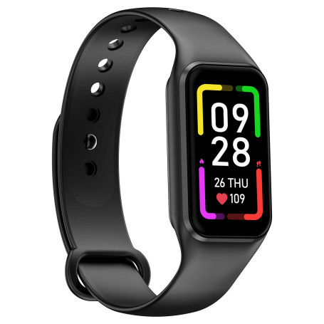 Blackview Montre intelligente pour Hommes et Femmes Montre de fitness Écran couleur 1,47 pouces Bracelet de fitness Podomètre Mo