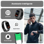 Blackview Montre intelligente pour Hommes et Femmes Montre de fitness Écran couleur 1,47 pouces Bracelet de fitness Podomètre Mo