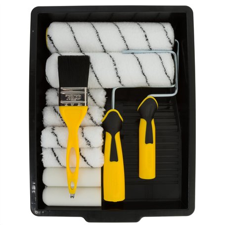 Coral 10501 Easy Coater Kit de peinture avec tête et mini rouleau et pinceau hybride 12 pièces