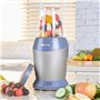Petra PT2002V4SILVERVDEEU7 NutriMax Mixeur, Blender Polyvalent pour Smoothies, Jus & Soupe, 1000W, 2 Gobelets et Couvercles Sans