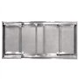 Vogue Table pliante en acier inoxydable poli, taille : 900 (H) x 1200 (L) x 600 (P) mm, utilisation intérieure et extérieure, CB