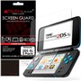 TECHGEAR [Lot de 3] protecteurs d'écran pour Nintendo 2DS XL haut et bas – Protection d'écran LCD transparente compatible avec N